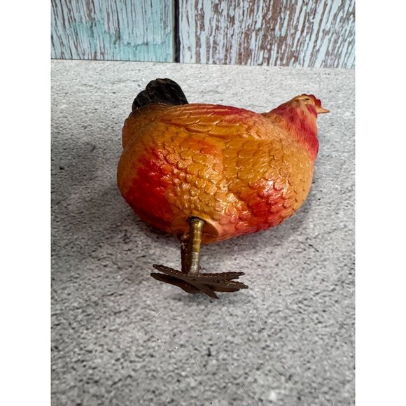 1930's Celluloid Chicken Figurine 3.5" Collectible Decor - Picture 4 of 10